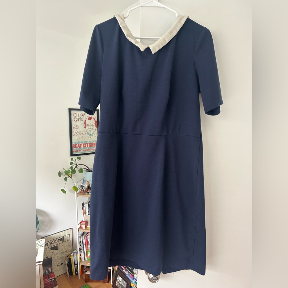 Blue Peter pan collar dress